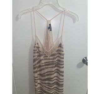 EXPRESS strappy camisole with sequins